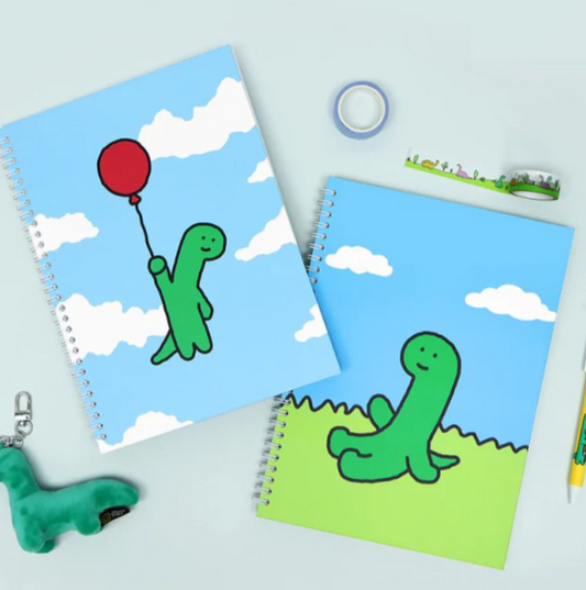 Lined Spring Notebook -Red Ballon
