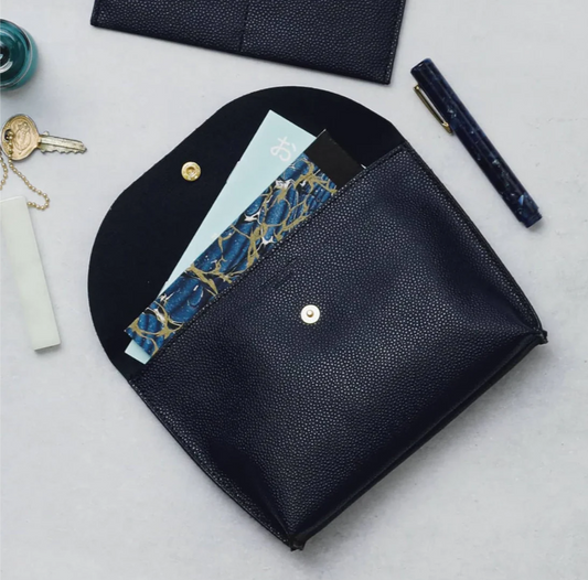 Hightide - Grains de Sable - Flap Pouch-Navy