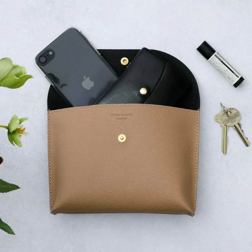 Hightide - Grains de Sable - Flap Pouch-Gray