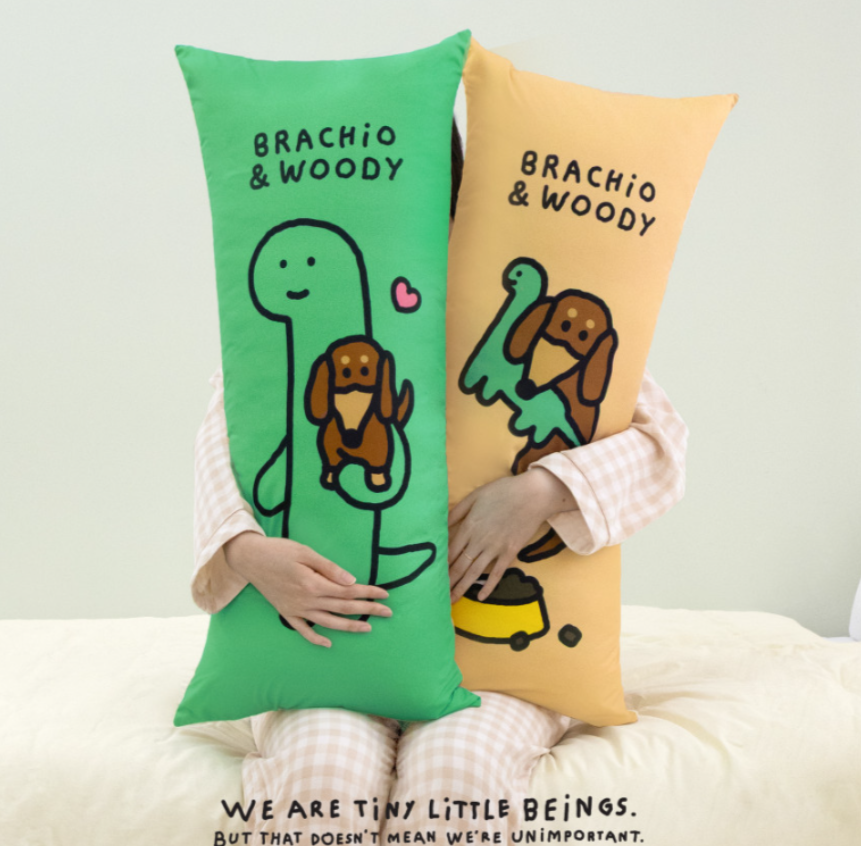 JOGUMAN STUDIO Long Body Pillow - Picnic Brachio