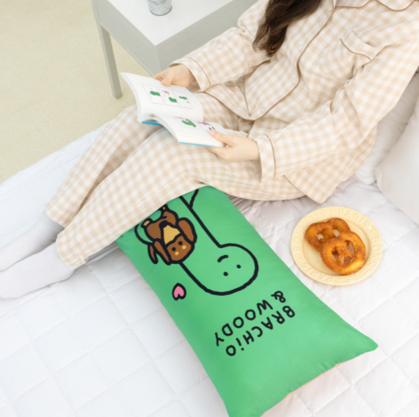 JOGUMAN STUDIO Long Body Pillow - Picnic Brachio