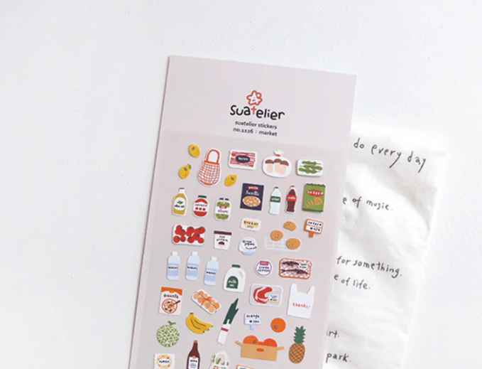 SUATELIER DESIGN STICKER - Market