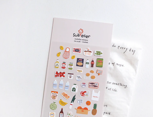 SUATELIER DESIGN STICKER - Markt
