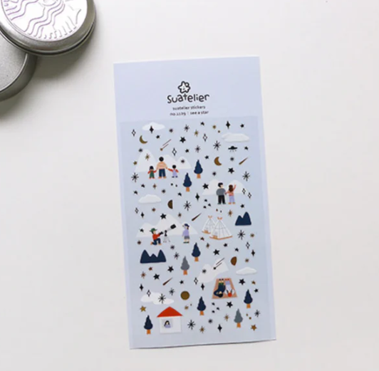 SUATELIER DESIGN STICKER - see a star
