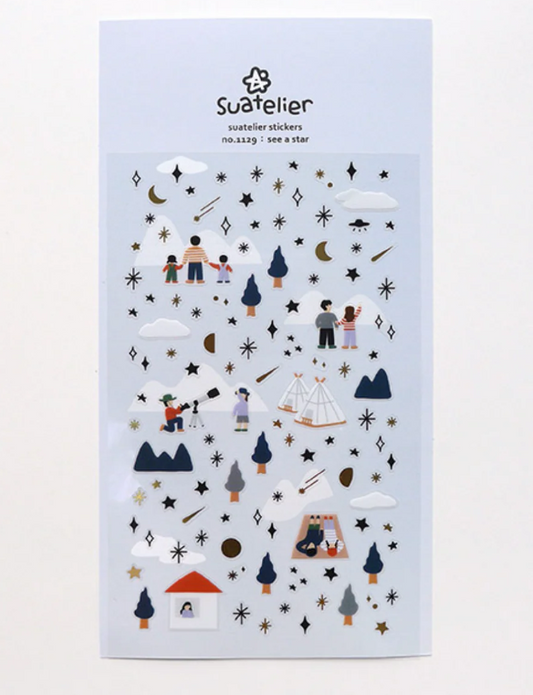SUATELIER DESIGN STICKER - see a star
