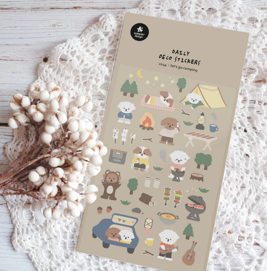 SUATELIER DESIGN STICKER -Let's Go Campen