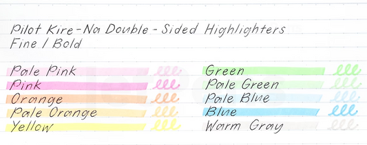 Pilot KIRE-NA Twin Highlighter
