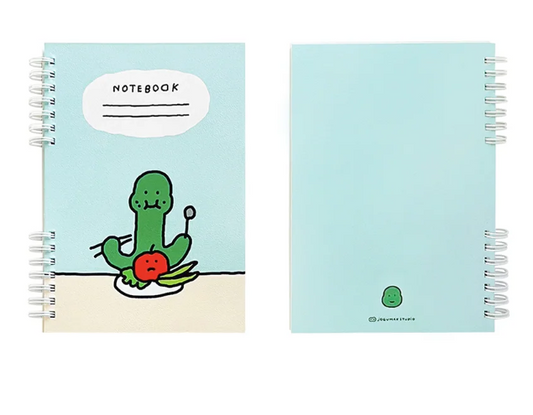 Joguman Studio Lined Spring Notebook – Sky - Brachio Eat