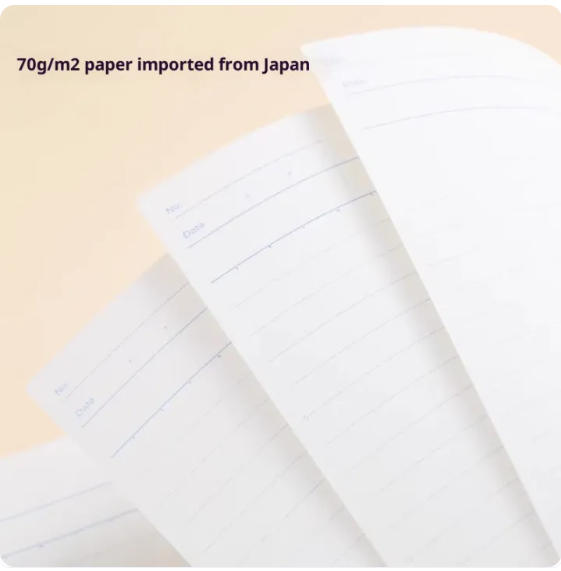 Kokuyo Noritake Campus Softring Notebook B5 40P 8mm Dot Line Beige