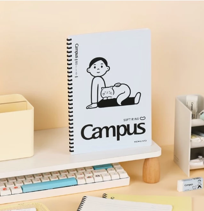 Kokuyo Noritake Campus Softring Notebook B5 40P 8mm Dot Line Light Blue