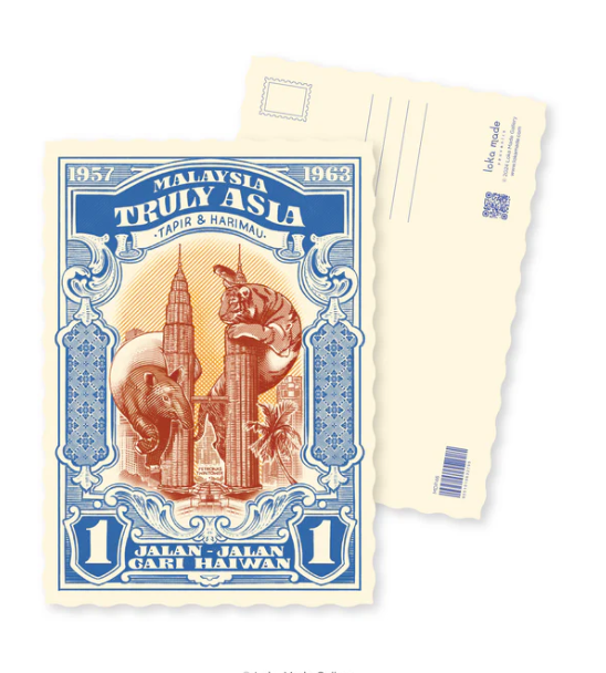 Malaysia Truly Asia: Jalan-jalan Cari Haiwan - Shaped Postcard