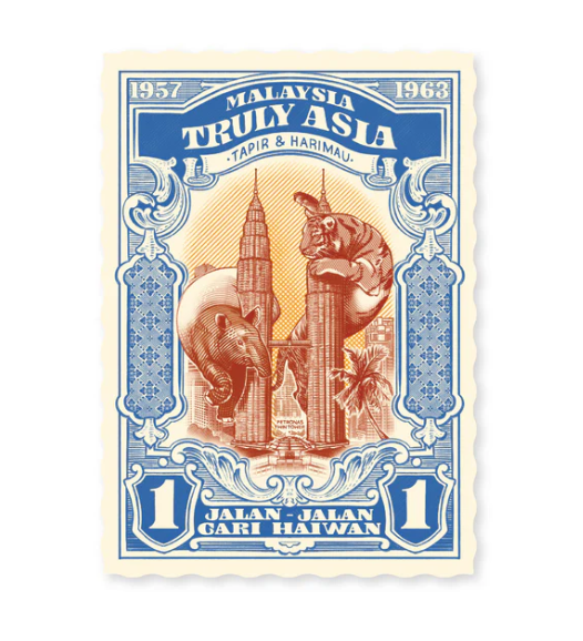 Malaysia Truly Asia: Jalan-jalan Cari Haiwan - Shaped Postcard