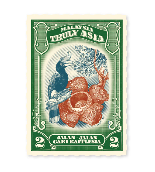 Malaysia – Asien pur: Jalan-jalan Cari Rafflesia – Konturpostkarte