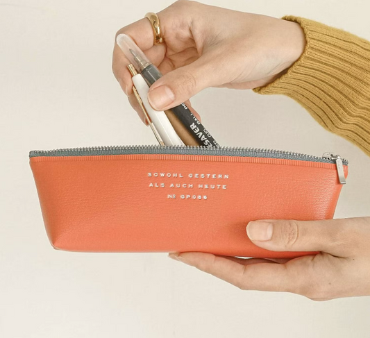 Hightide PASSEN Fastener Pen Case - Orange