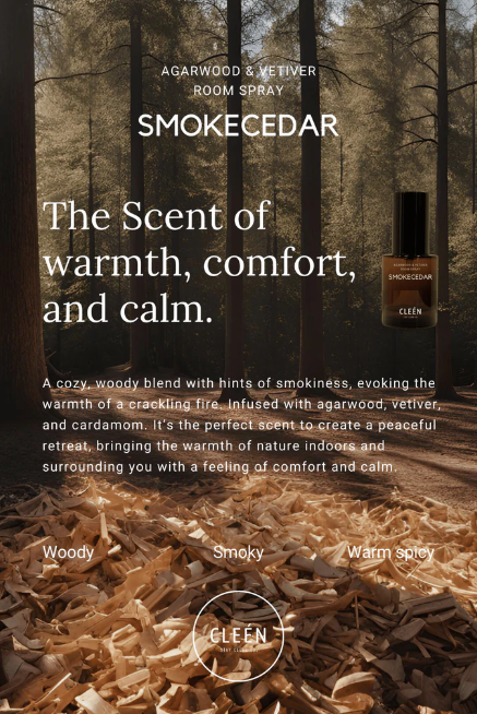 Cleén Raumspray - Smokecedar