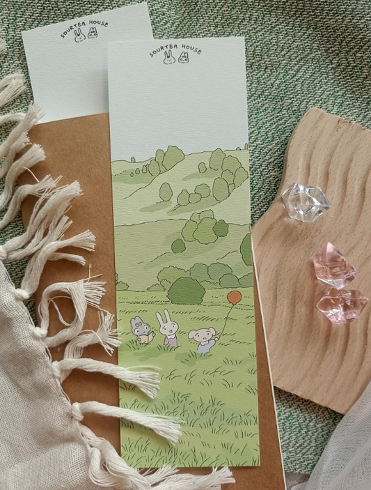SOURTEAHOUSE GREEN FIELD-BOOKMARK- 1pcs