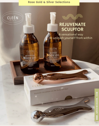 Cleén Rejuvenate Sculptor + 1 entgiftendes Körperöl-Bundle