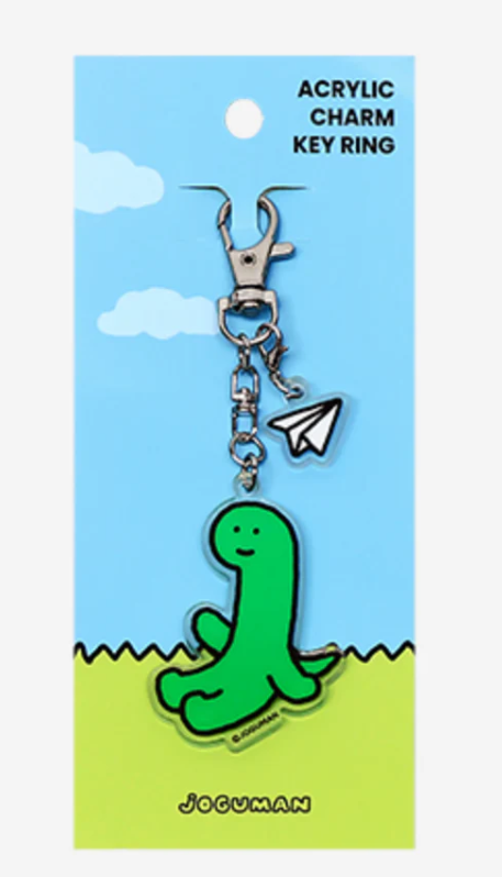 JOGUMAN Acrylic Charm Brachio Keyring-Paper Airplane