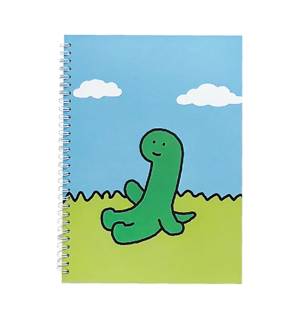 Lined Spring Notebook - Sit on grass