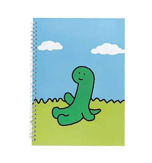 Lined Spring Notebook - Sit on grass