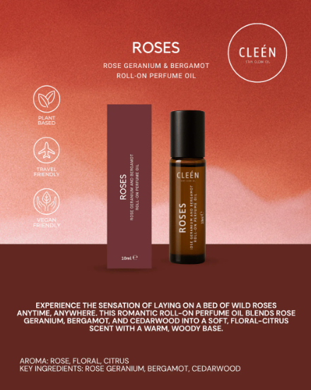 Cleén White Roses On Perfume Oil 10ml