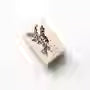 Vintage Holz-Blumenstempel