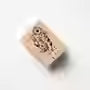 Vintage Holz-Blumenstempel
