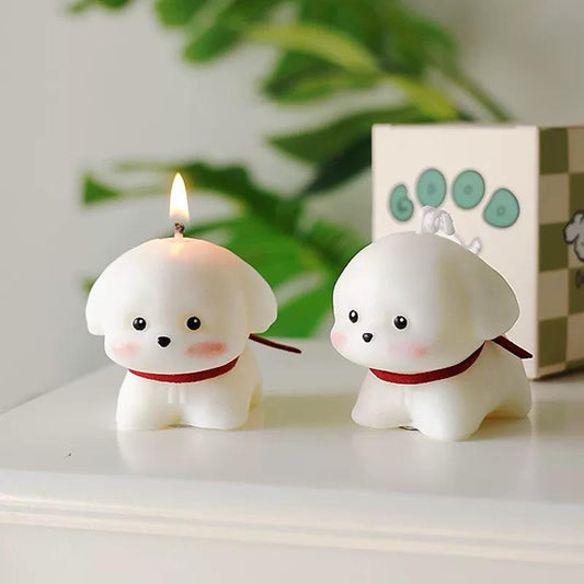 Handmade Premium Puppy Shaped Candle