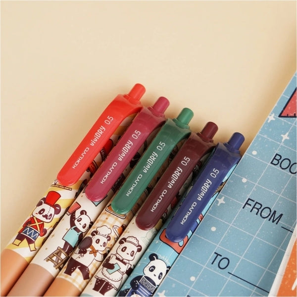 OB1TOY x KOKUYO Campus viviDRY 0.5mm Gel Pen - Black Ink